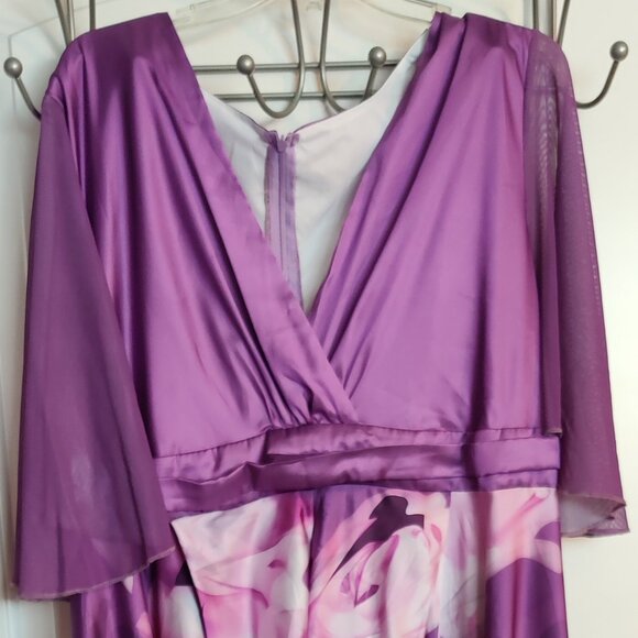 Purple Maxi Dress - Picture 1 of 3